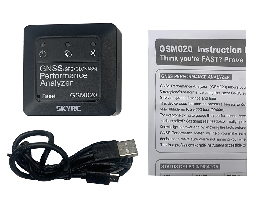 Precision-Crafted SKYRC GSM020 GNSS PerDesigned formance Analyzer