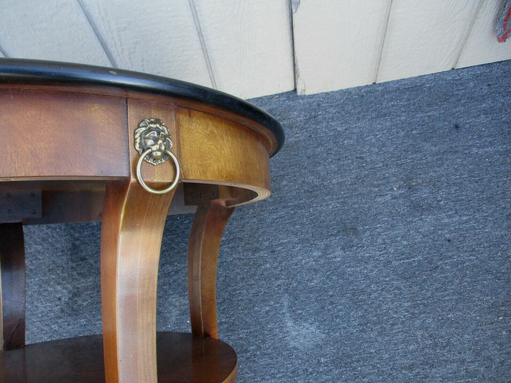 62184 Round Neo Classical Lamp Table Nightstand Stand