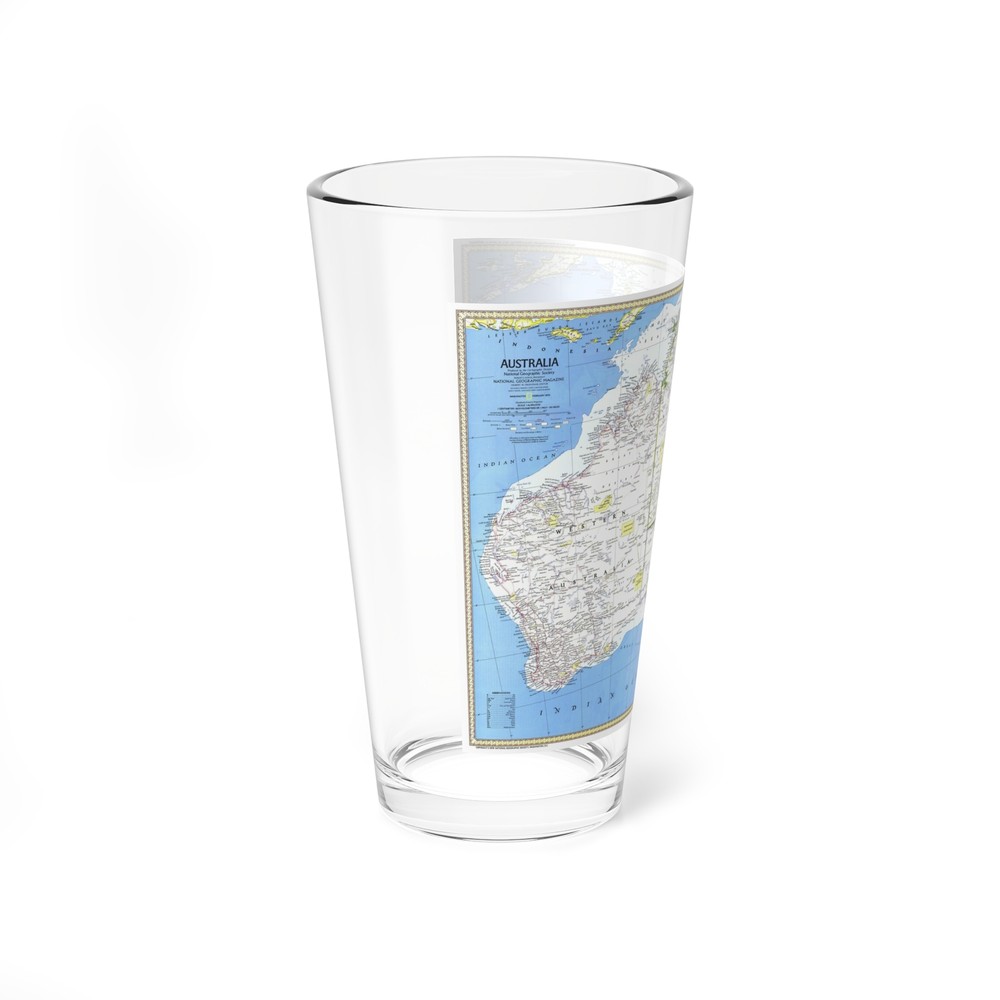 Australia (1979) (Map) Pint Glass 16oz
