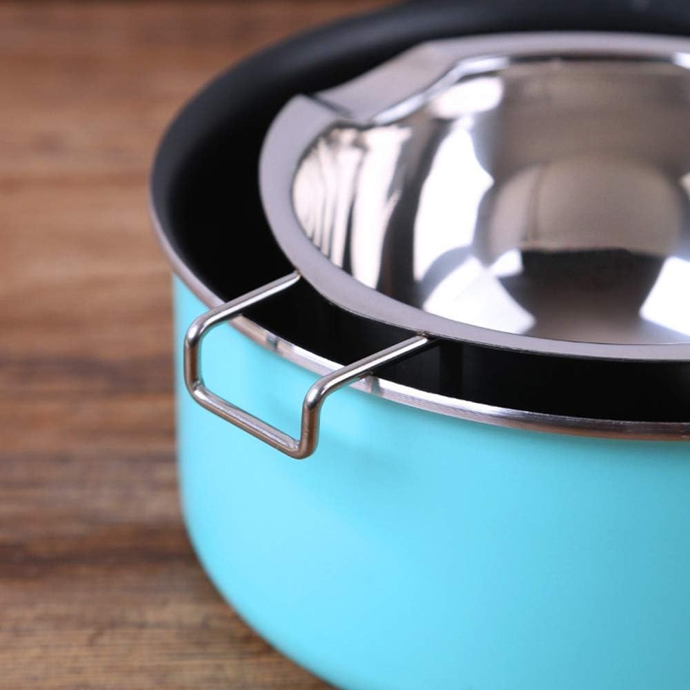 Versatile 2-Cup Stainless Steel Double Boiler with Cool Handle for Safe Melting
