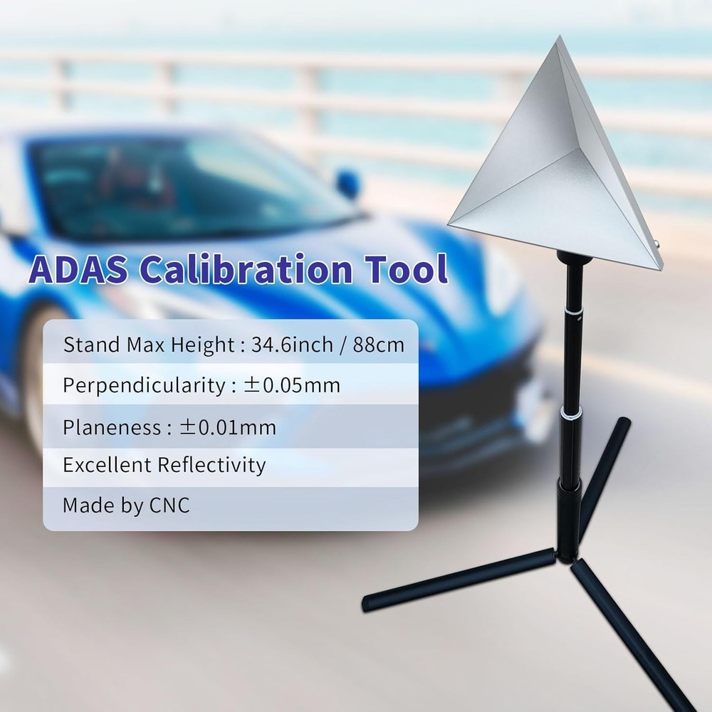 Radar Aiming Corner Reflector Target ADAS Calibration Tool with Stand,ADAS Ca...