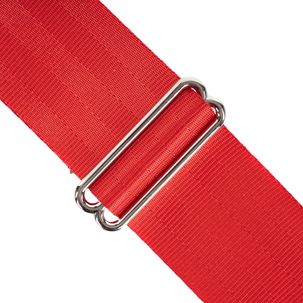 Souldier Guitar Strap Plain Red with Black Ends