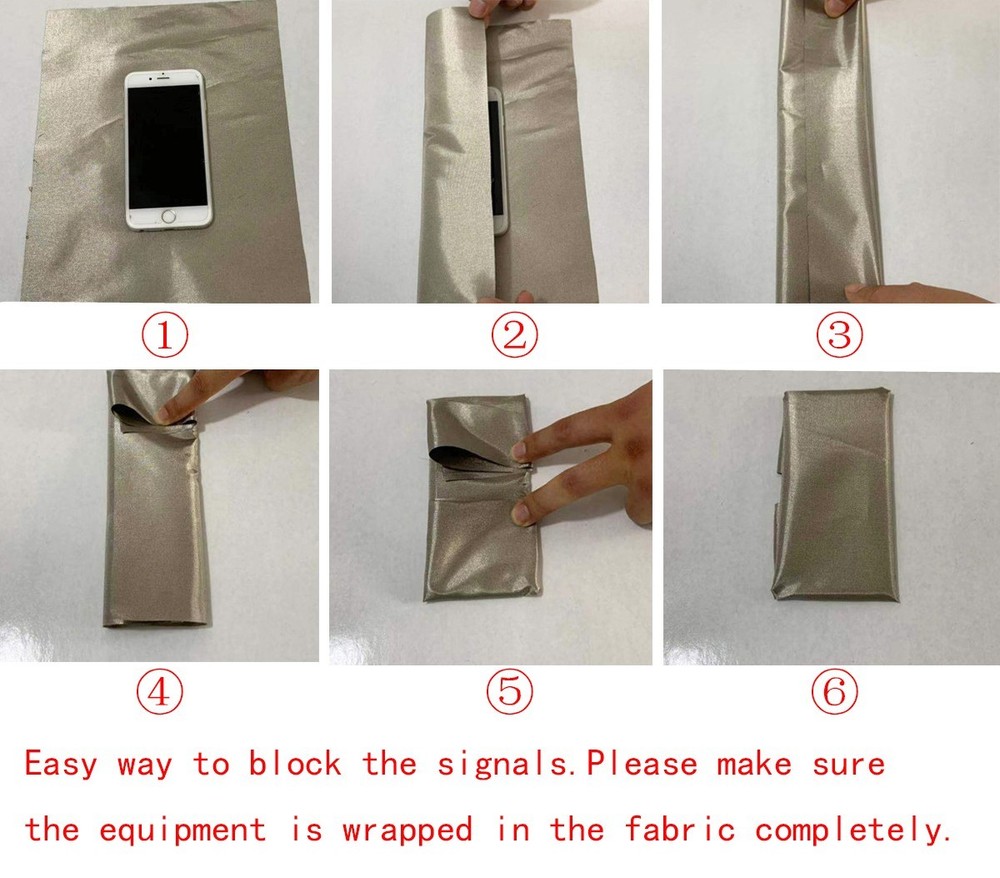 Faraday RFID Blocking Fabric&Advanced EMF Protect Radiation Shielding Material