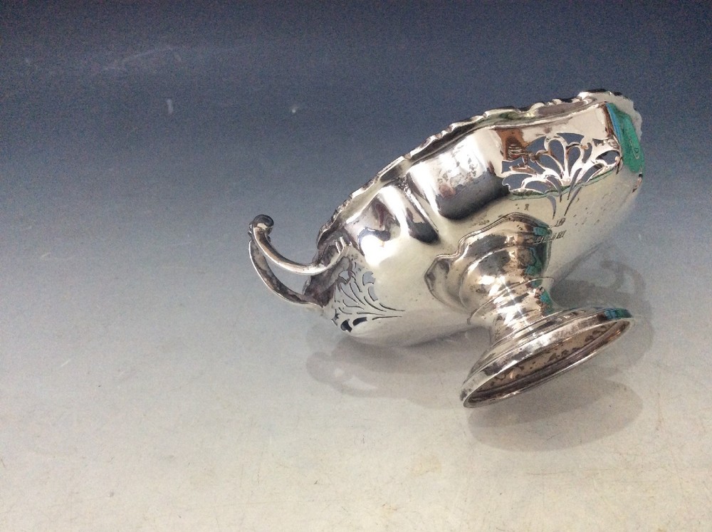 Silver Bon Bon Dish Birmingham 1957.