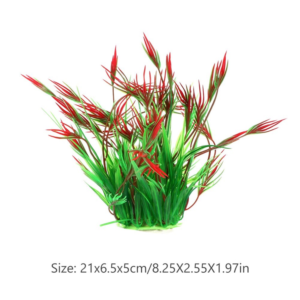 2 Pcs Plants for Fish Tanks Aquarium Artificial Plastic Decorations
