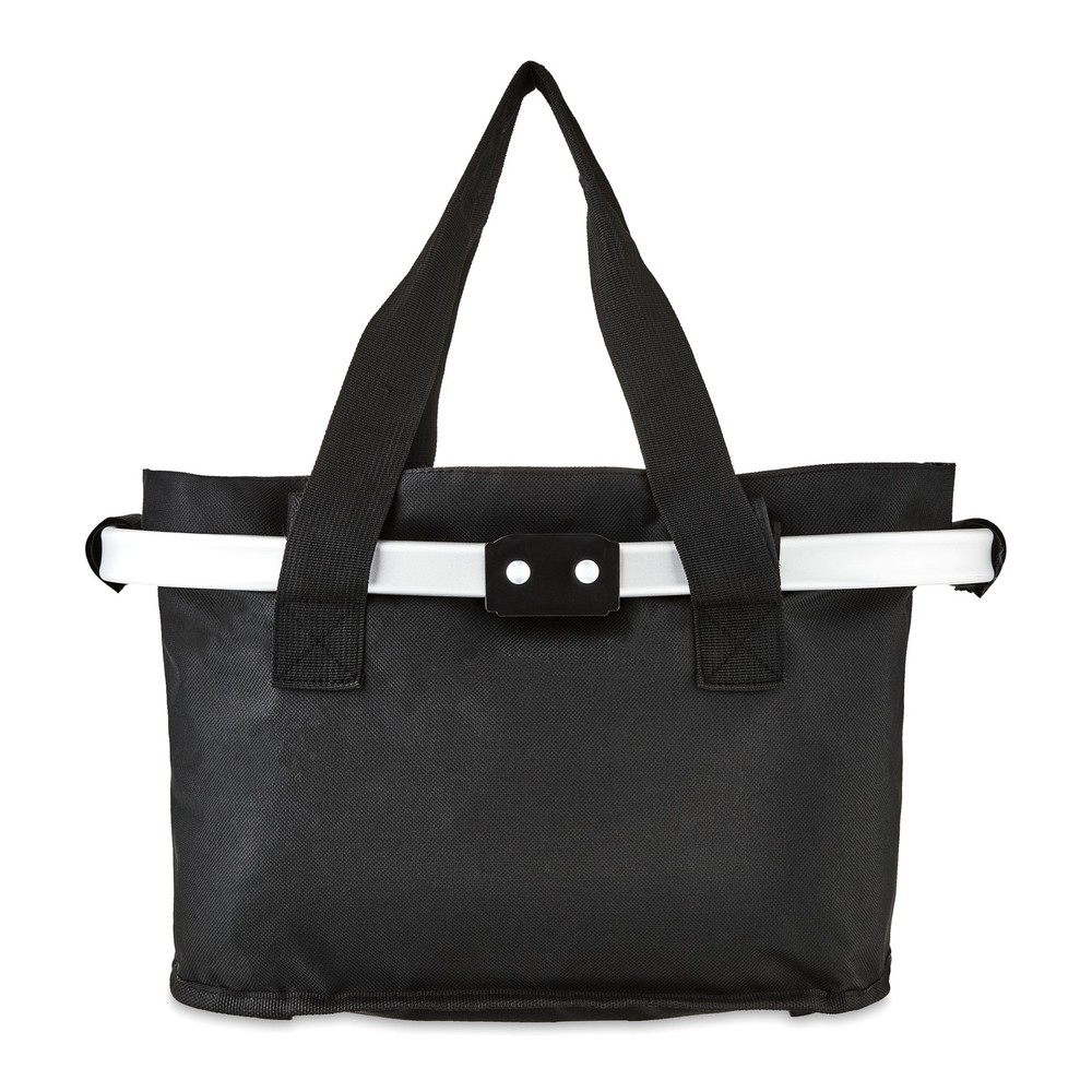 Folding Handlebar Bicycle Basket, Gray