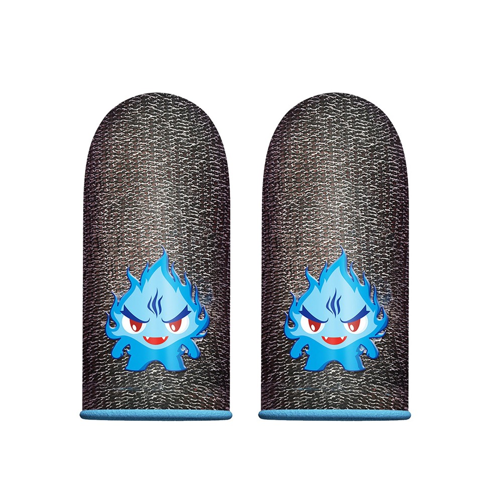 2Pcs Screen Gaming Finger Sleeve Game Controller Sweatproof Finger Cots For PUBG