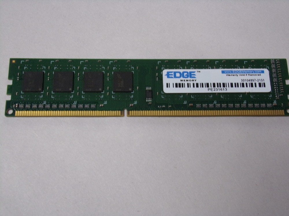 EDGE 4GB 1RX8 PC3-12800 PC DESKTOP RAM MEMORY TESTED!! Ch161