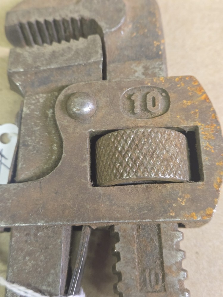 Vintage 10" Dunlap Pipe Wrench