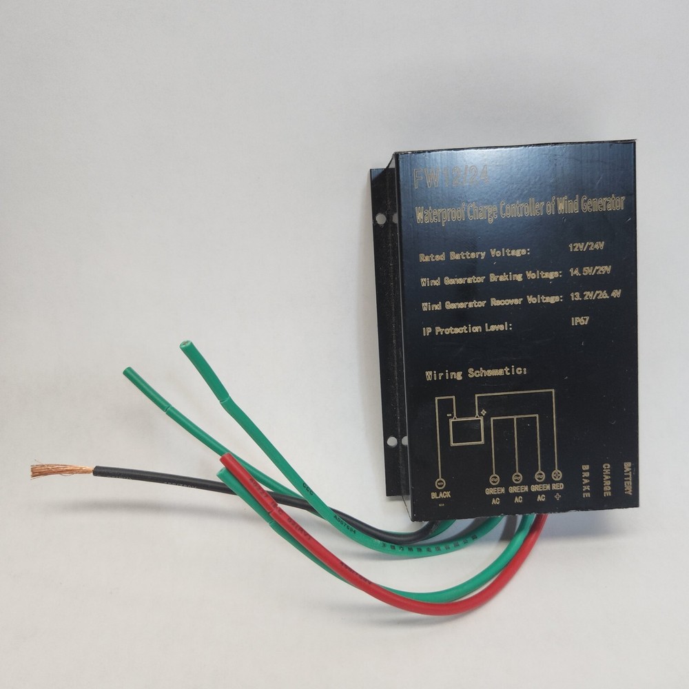 WATERPROOF CHARGE CONTROLLER OF WIND GENERATOR FW12/24