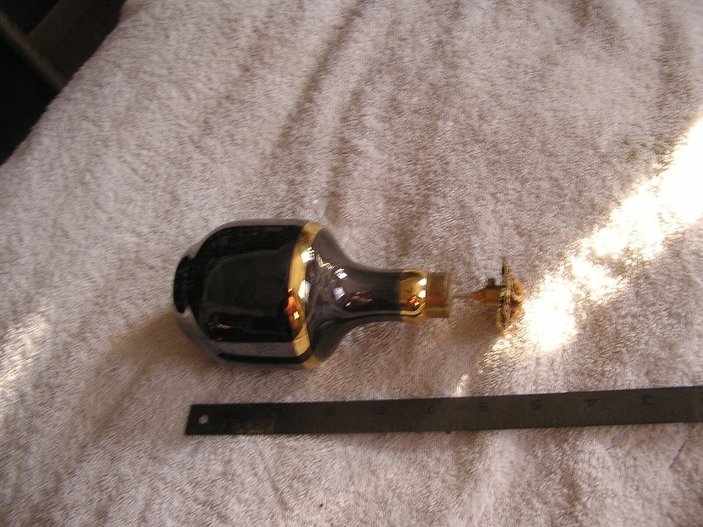 Vintage Perfume Bottle with Flower Atomizer