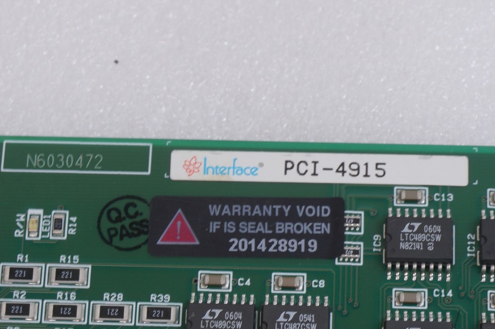INTERFACE PCI-4915 BOARD FREE SHIP