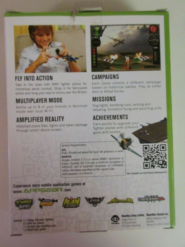 AppGear Foam Fighters Mobile Phone Game iPad iPhone Android NIB NEW