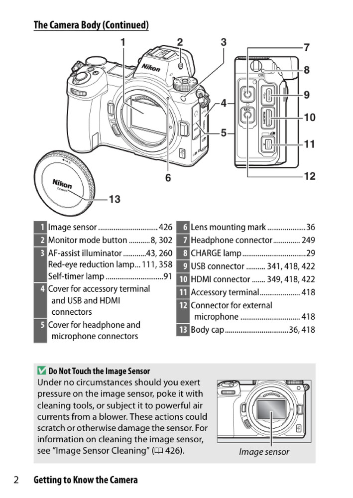 Nikon Z6 — User Reference Manual Guide — 511 Pages — Printed & Bound in USA