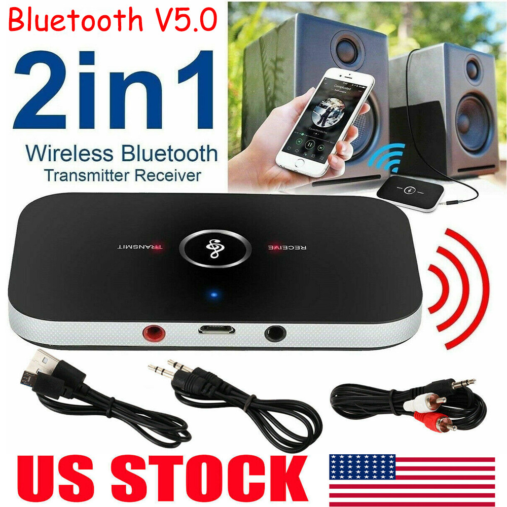 Bluetooth 5.0 Transmitter & Receiver Wireless AVRCP Home TV Stereo Audio Adapter