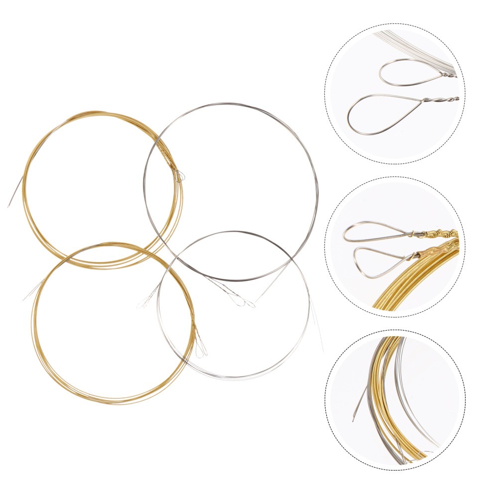 4pcs Banjo Mandolin Strings Acoustic Guitar Strings Electric
