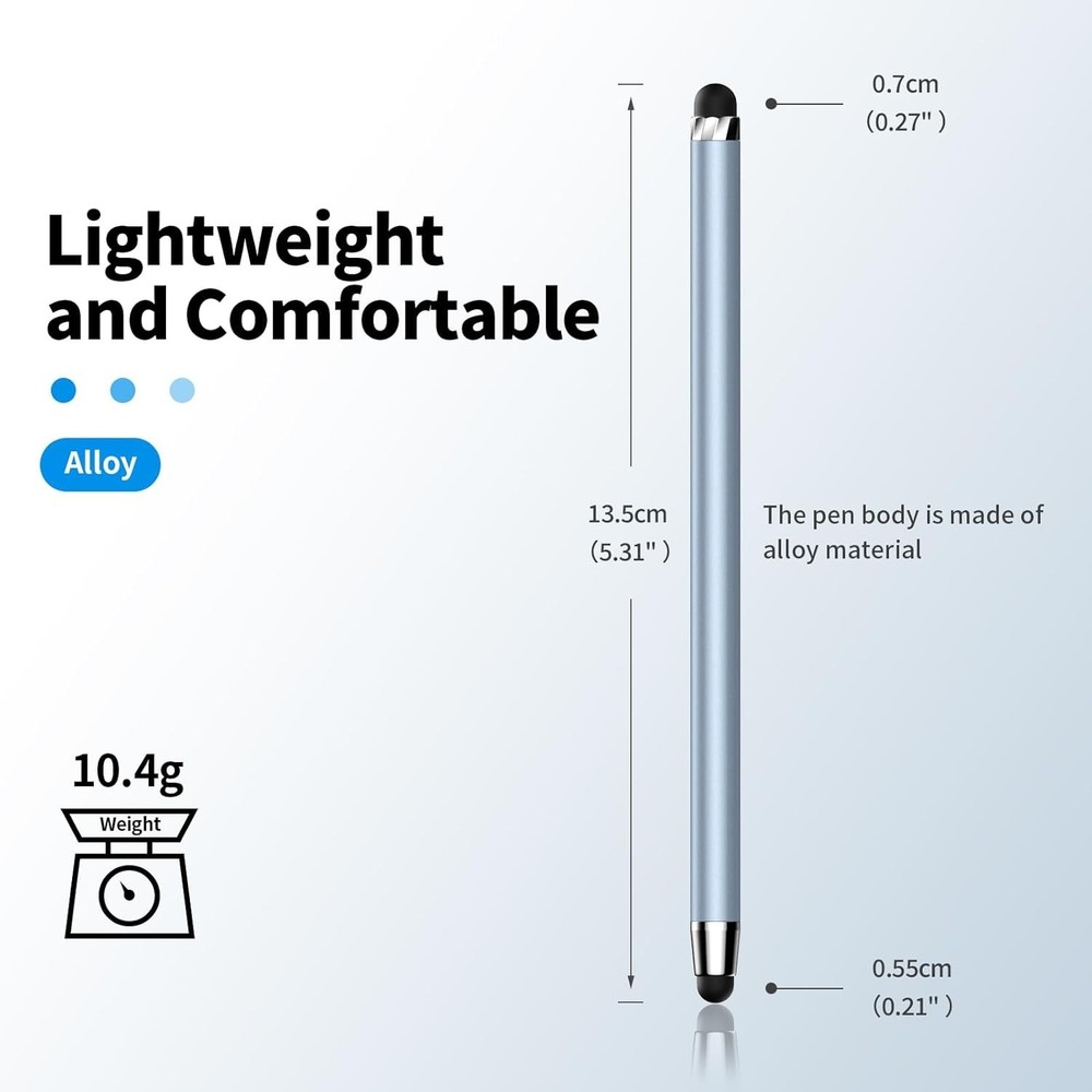 40PCS Universal Stylus Tips: Enhanced Sensitivity & Precision for All Devices