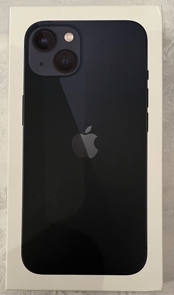 iPhone 13 EMPTY box With Packaging and Decal - Midnight