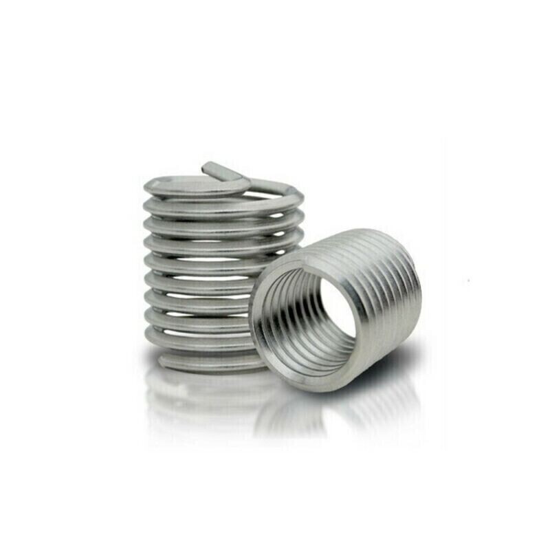 60pcs Spark Plug Rethread Kit Cylinder Head Tap Thread Insert Reamer Repair Tool