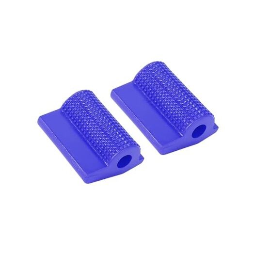 2pcs Universal Blue Gear Shift Shifter Case Boot Protector Cover Rubber Pad