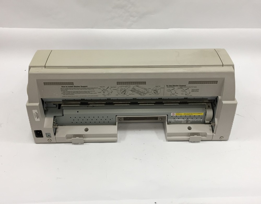 Okidata Oki Microline 8480FB USB Parallel Dot Matrix Impact Printer No Exit Tray