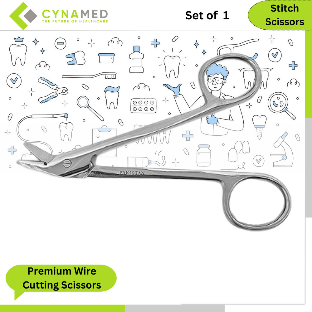 Premium Wire Cutting Scissors Premium Stainless Steel 4.75 inches