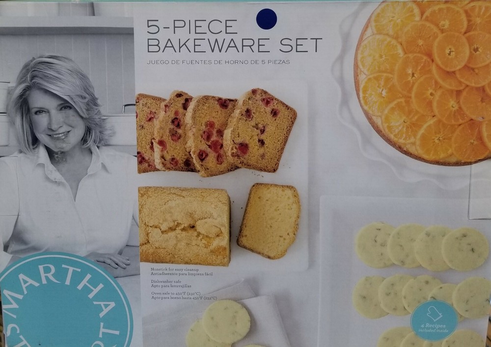 Martha Stewart Nonstick Bakeware 5 Piece Set NEW!