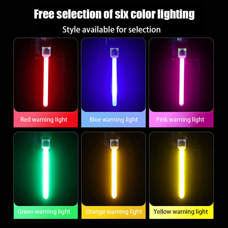Bike Tail Light Rechargeable USB Bicycle Rear Light Photon Drop Warning Light