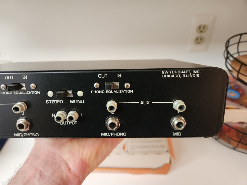 Switchcraft Transistorized Mixer Model 307TR- Vintage New In Box