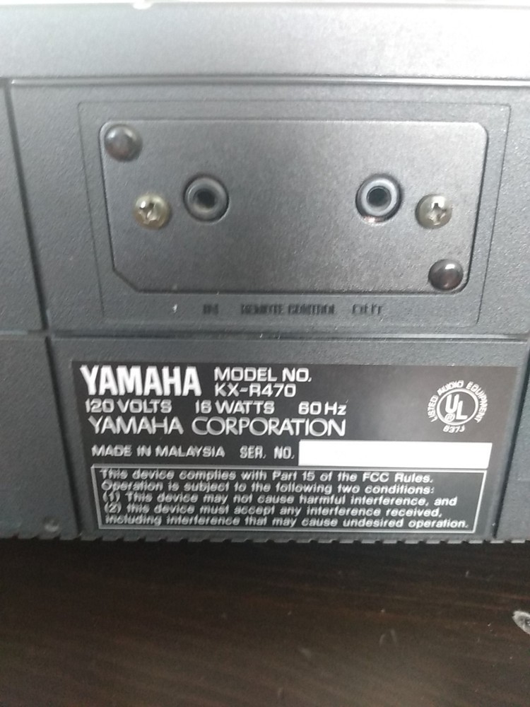 Yamaha Cassette Deck KX-R470
