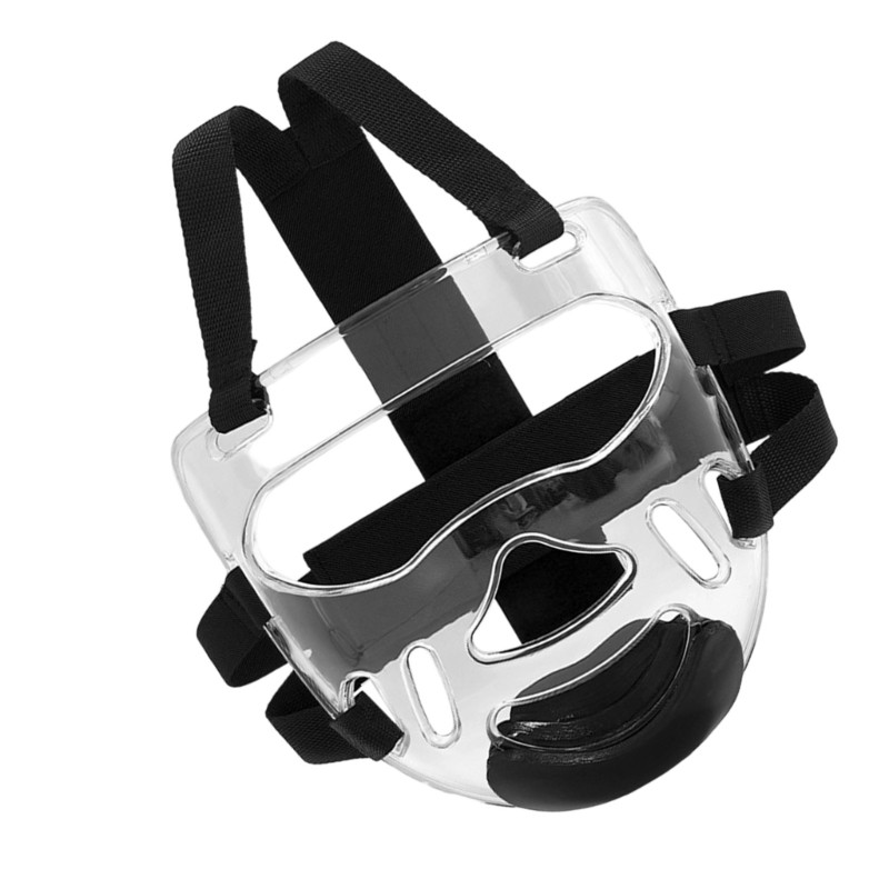 Clear Protective Guard Face Mask Removable Design For Martial Arts Training