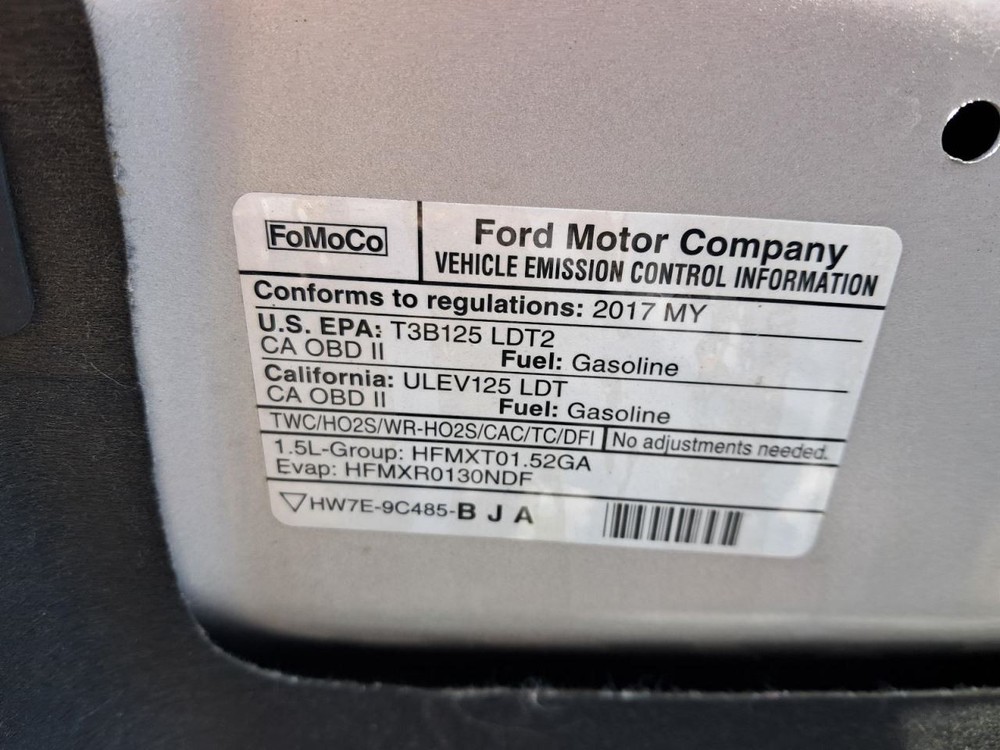 Shifter ESCAPE 2017 Transmission Shift 1549401