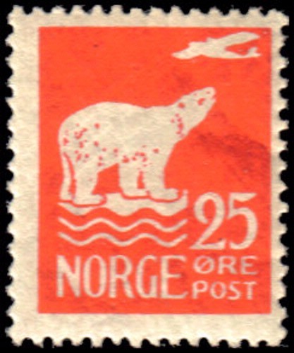 Norway #104-110 set MH VF