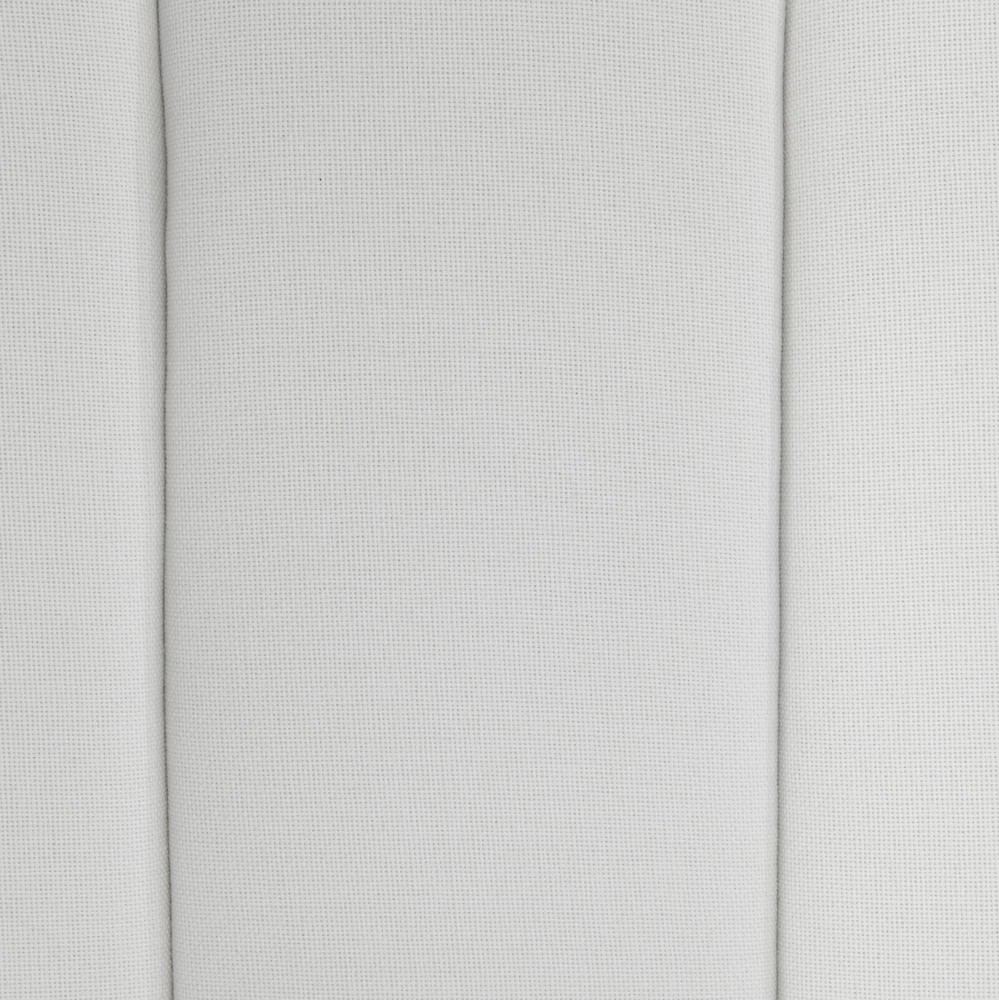 Trent Channel Tufted White Fabric Sideboard