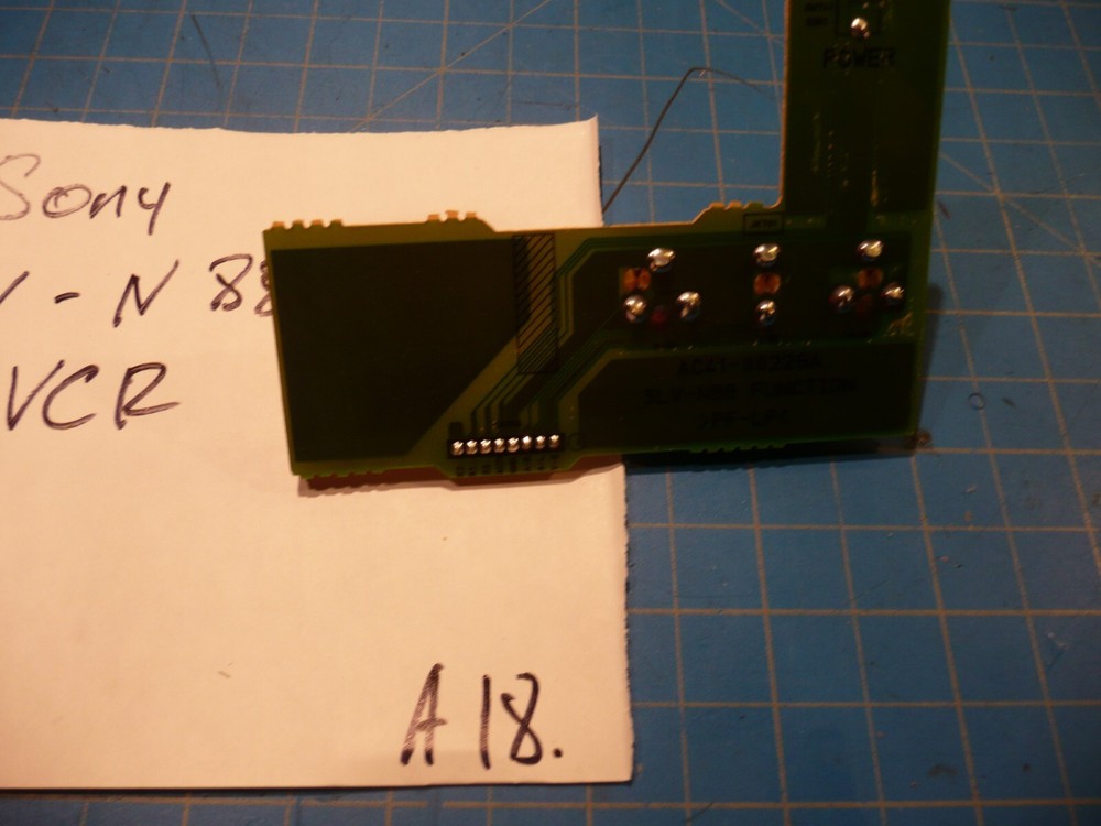 Sony SLV-N88 VCR Replacement Parts Function Circuit Board