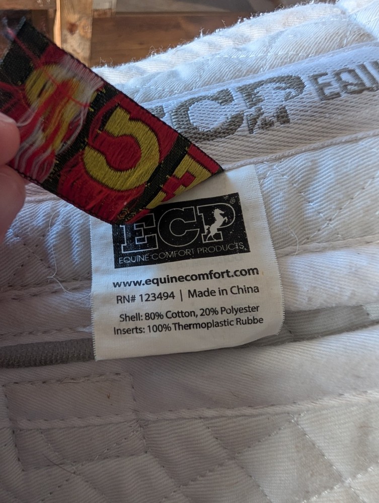 White ECP Four Pocket Half Pad NO SHIMS
