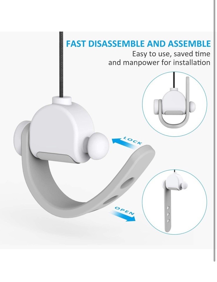 KIWI design VR Cable Management, 6 Packs VR Pulley System