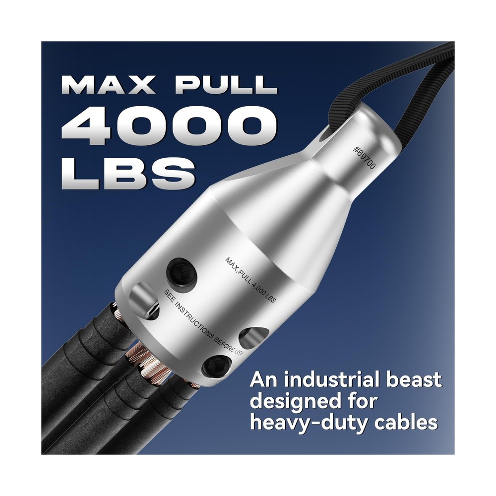 Penguin Puller Sr. Wire Pulling Attachment (69700)-Heavy Duty Electrical Cabl...