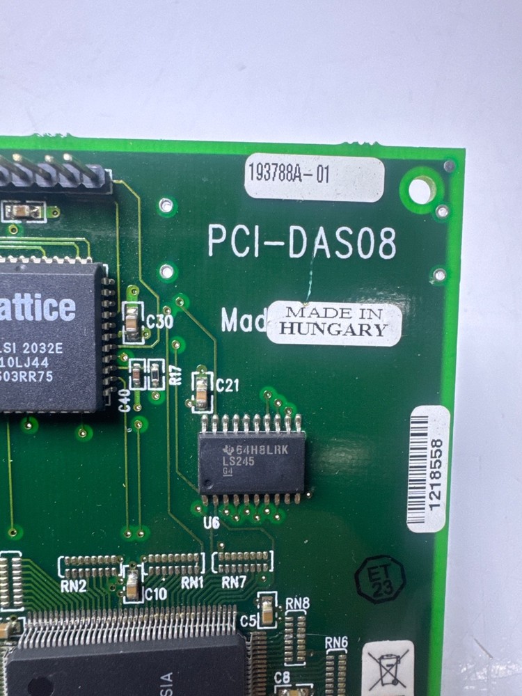 Measurement Computing PCI-DAS08 Circuit Board (without box)