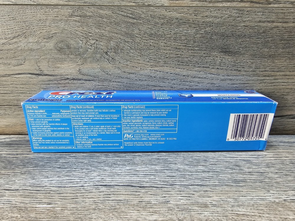Crest Pro Health Whitening Toothpaste 5.9oz.
