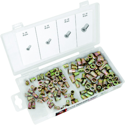 Performance Tools W5251 Threaded Insert Rivet Replacement Pack for Threaded Inse