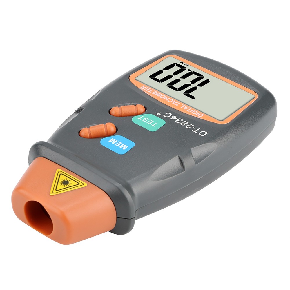 Digital Handheld Tachometer Non Contact RPM Tester Speed Meter Tool WT