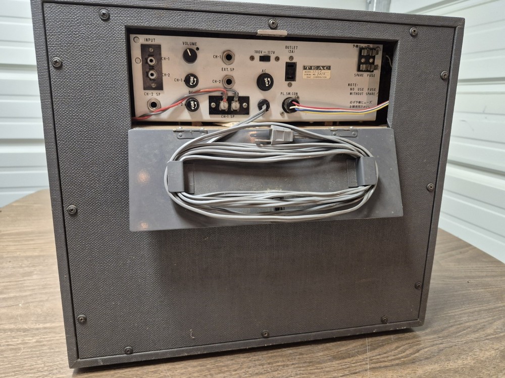 Vintage Teac Portable PA System Model LS-3
