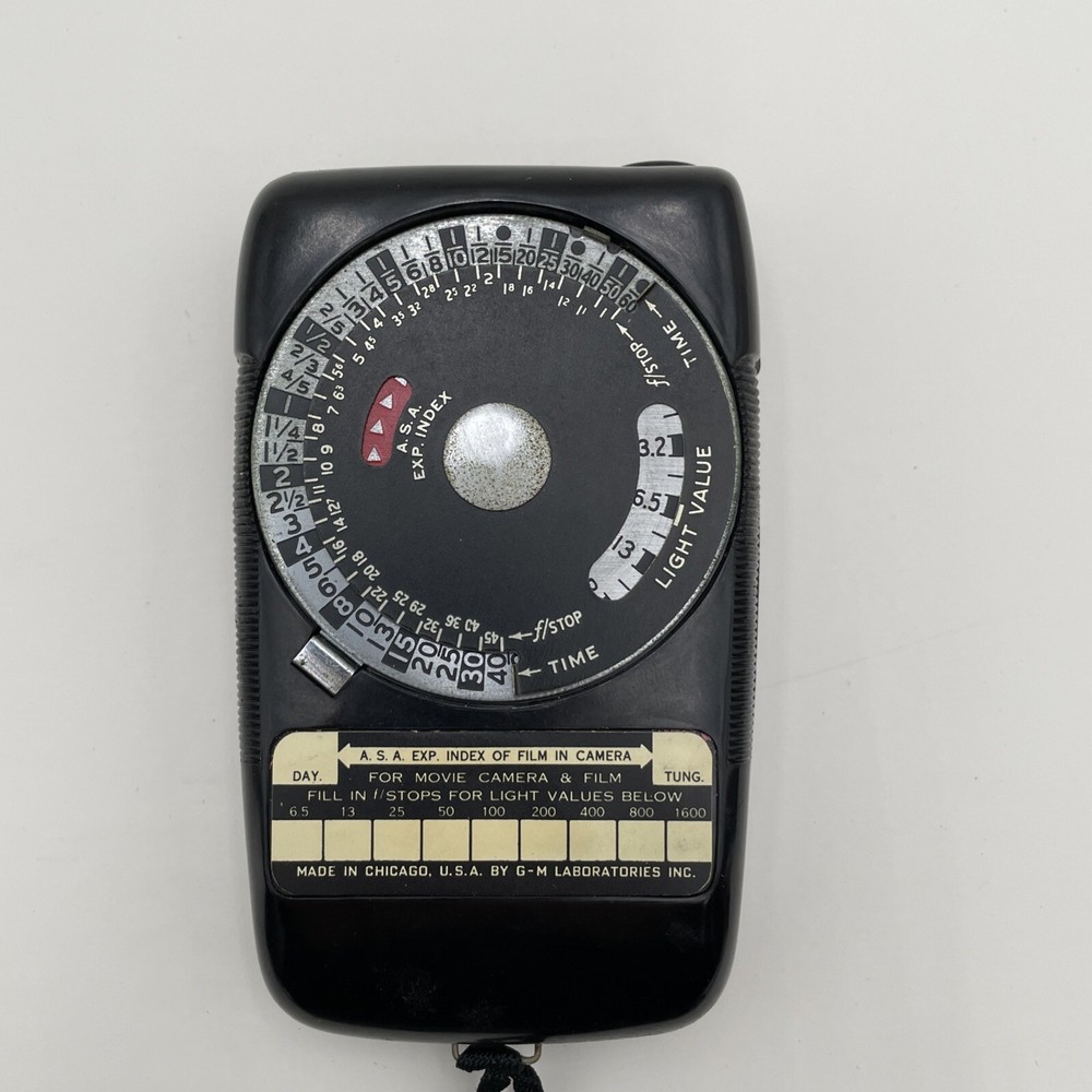 GM Skan Deluxe Exposure Light Meter antique