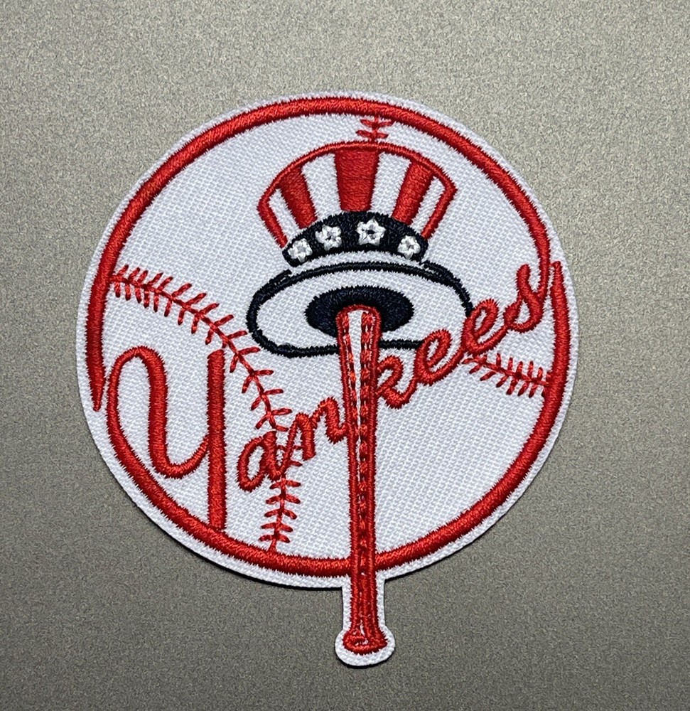 New York Yankees Logo Patch Embroidered Iron 2.75x2.75 Inch