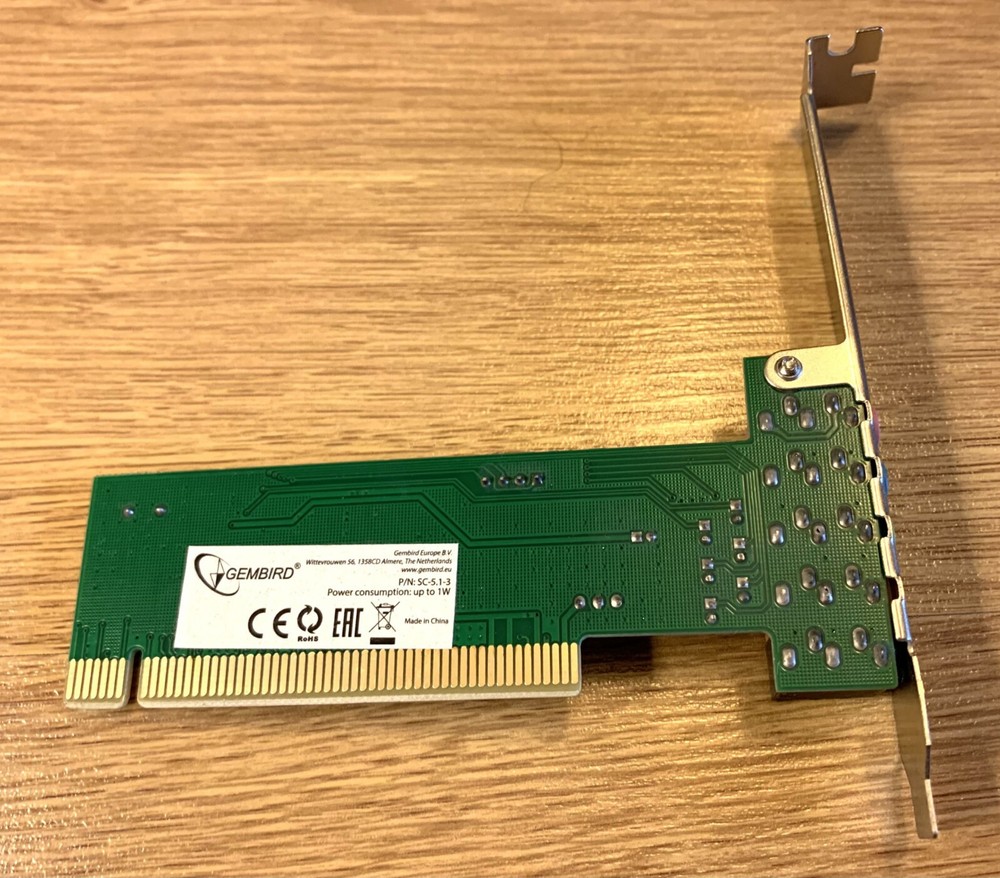 GEMBIRD Sound Card SC-5.1-3