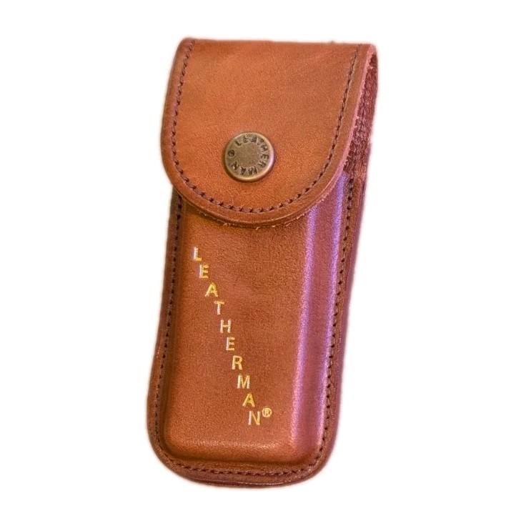 LEATHERMAN, Heritage Leather Snap Sheath for Multi-Tools, Brown, Medium