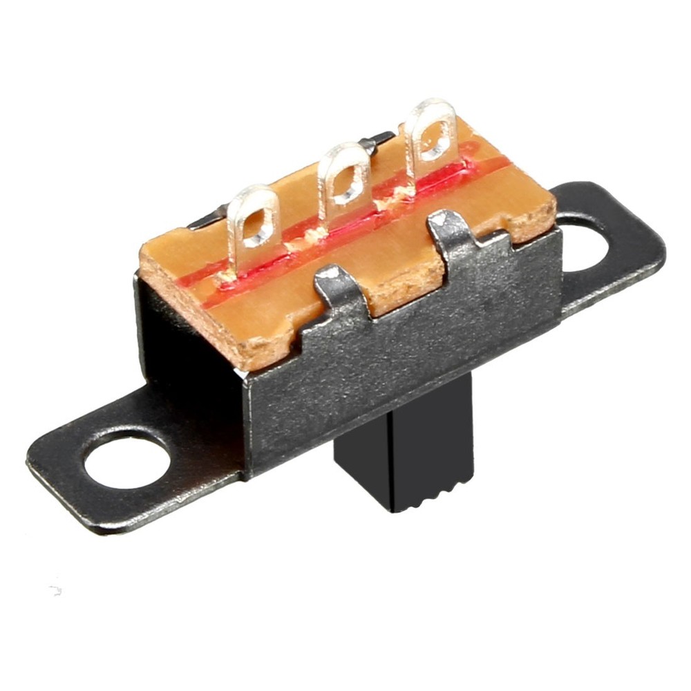 30pcs. 5mm Vertical Slide Switch SPDT 3 Terminal PCB Panel Hitch