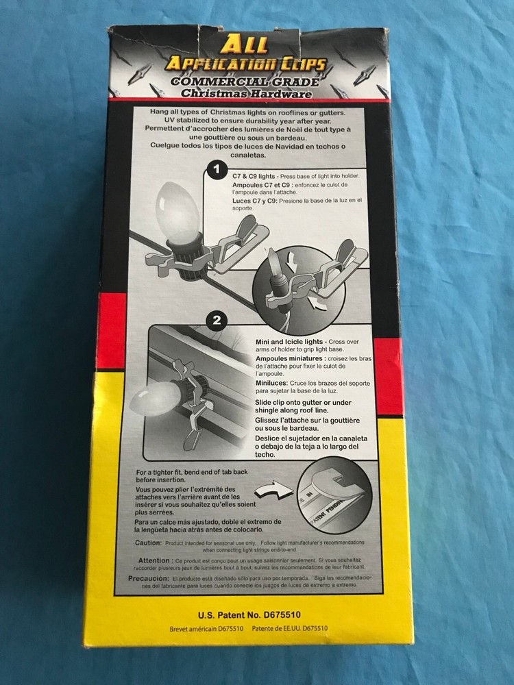 Pre-Owned 28 Count All Application Christmas / Holiday Light Clips