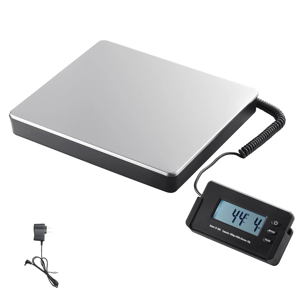440lbs Digital Shipping Scale with Timer Tare Function LCD Screen Scale